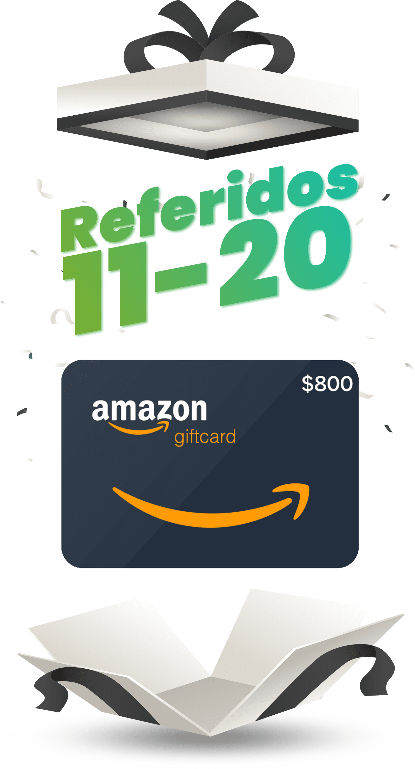 Gift card de $800 pesos Amazon